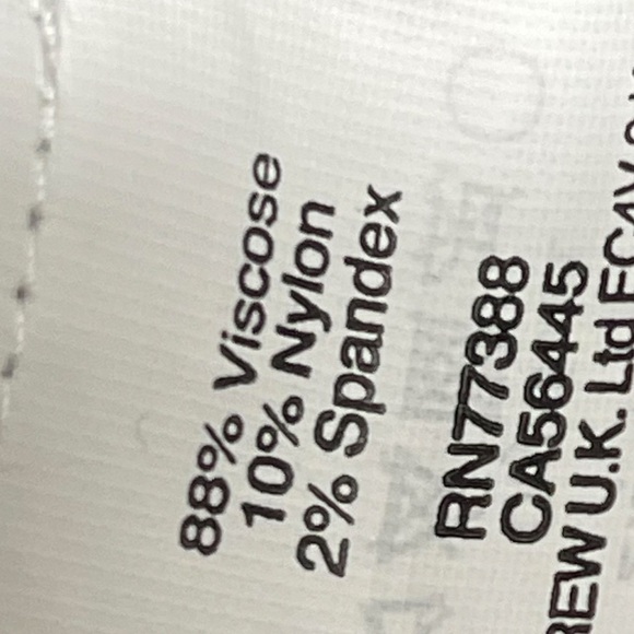 Madewell Stripe Turn Ponte Peplum Knit Top Blouse Navy Blue XS 08831 - Picture 7 of 7